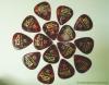 15 RED .96 PLECTRUMS